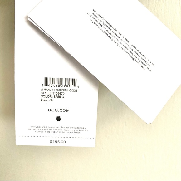 UGG Women's Faux Fur Long Sleeve Hoodie Jacket - Picture 13 of 16